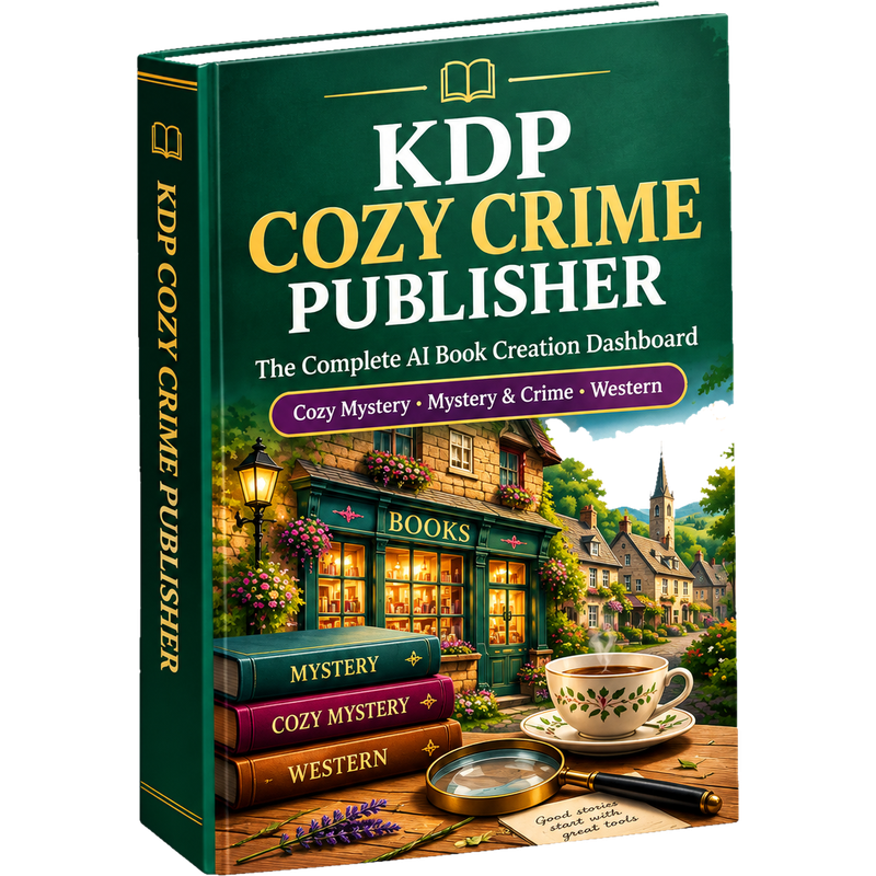 KDP Cozy Crime Publisher Draft edition